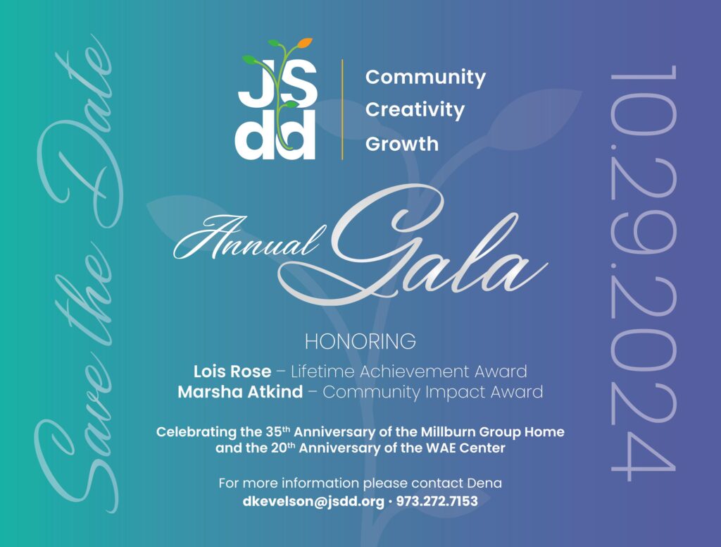 JSDD 2024 Annual Gala Save the Date card