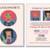 Glass Dome magnet set designed by Grace S